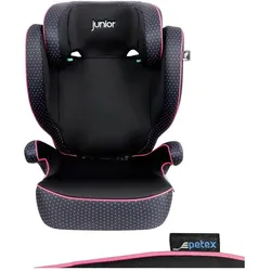 Petex, Kindersitz, Basic Plus 1602 pink HDPE nach ECE R129 Kindersitz Pink (Kindersitz, Kindersitzerhöhung, ECE R129/i-Size Norm)