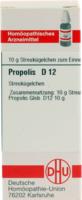 PROPOLIS D 12 Globuli 10 g