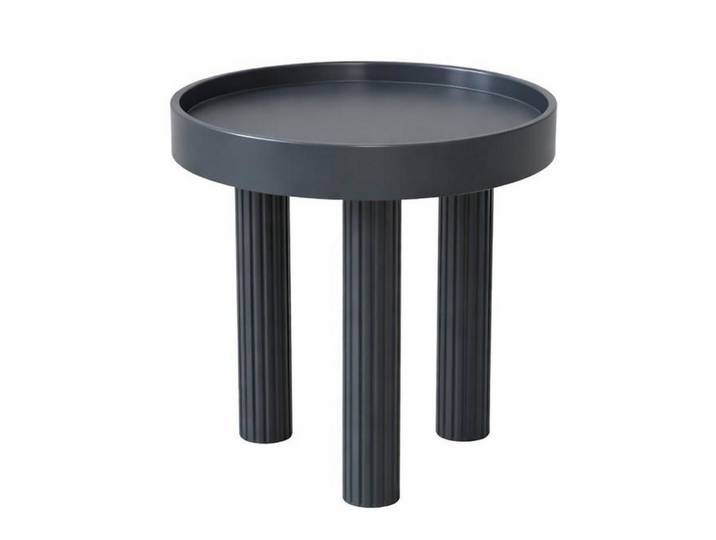 JVmoebel Beistelltisch Beistelltisch Moderner Stil Schwarz Farbe Seitenteile Metallrahmen Neu