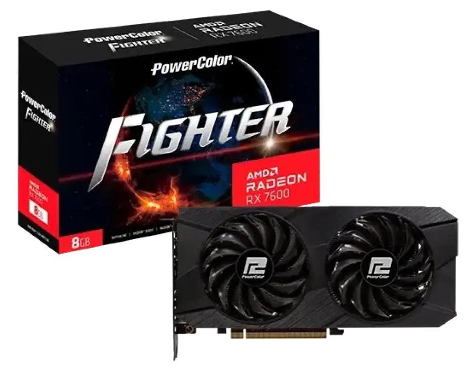 PowerColor Fighter RX7600 8G-F videokaart
