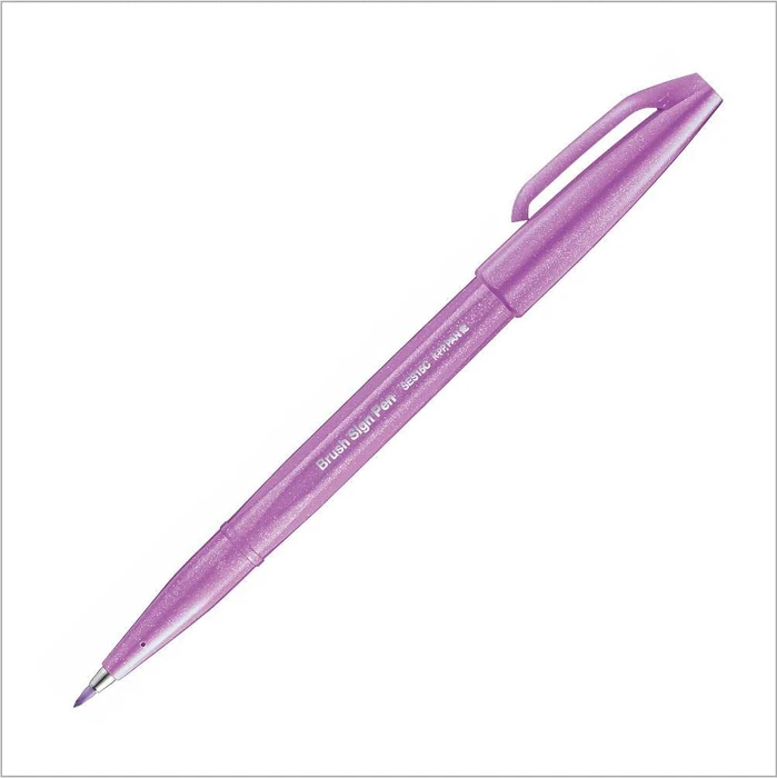Pentel SES15C-P2X Brush-Pen lila, 1 St.