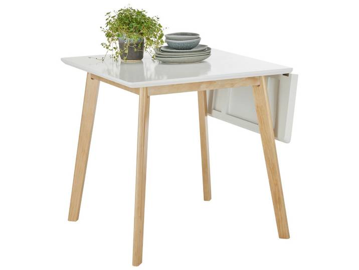 Esstisch Holz, Metall, Holzwerkstoff 75/75-105/75 cm