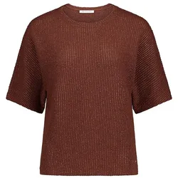 Rundhals-Pullover Betty & Co braun, 46