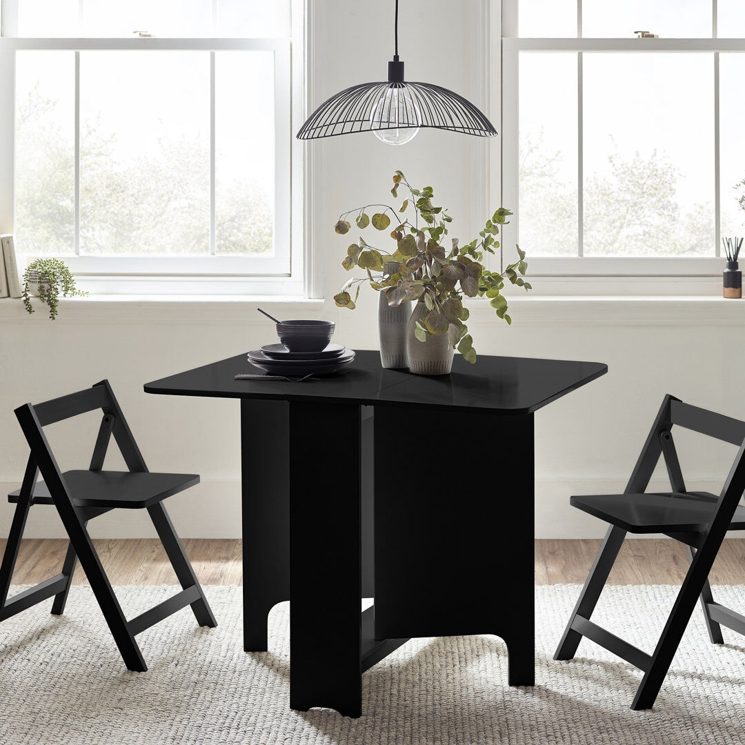 17 Stories Kentfield 2 - Person Dining Set Black 2