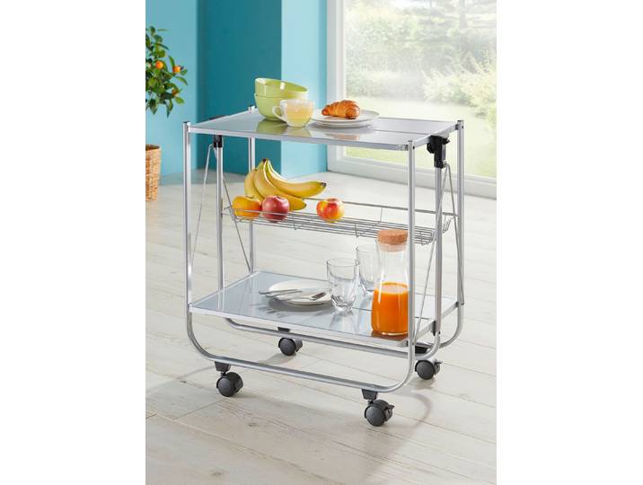 Klapp-Servierwagen, Grau