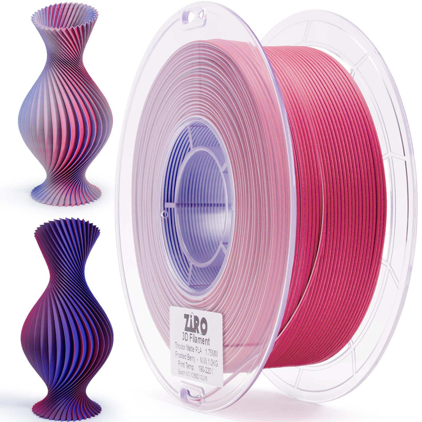 Selius Matte Rainbow PLA Filament 1kg voor 3D Printer