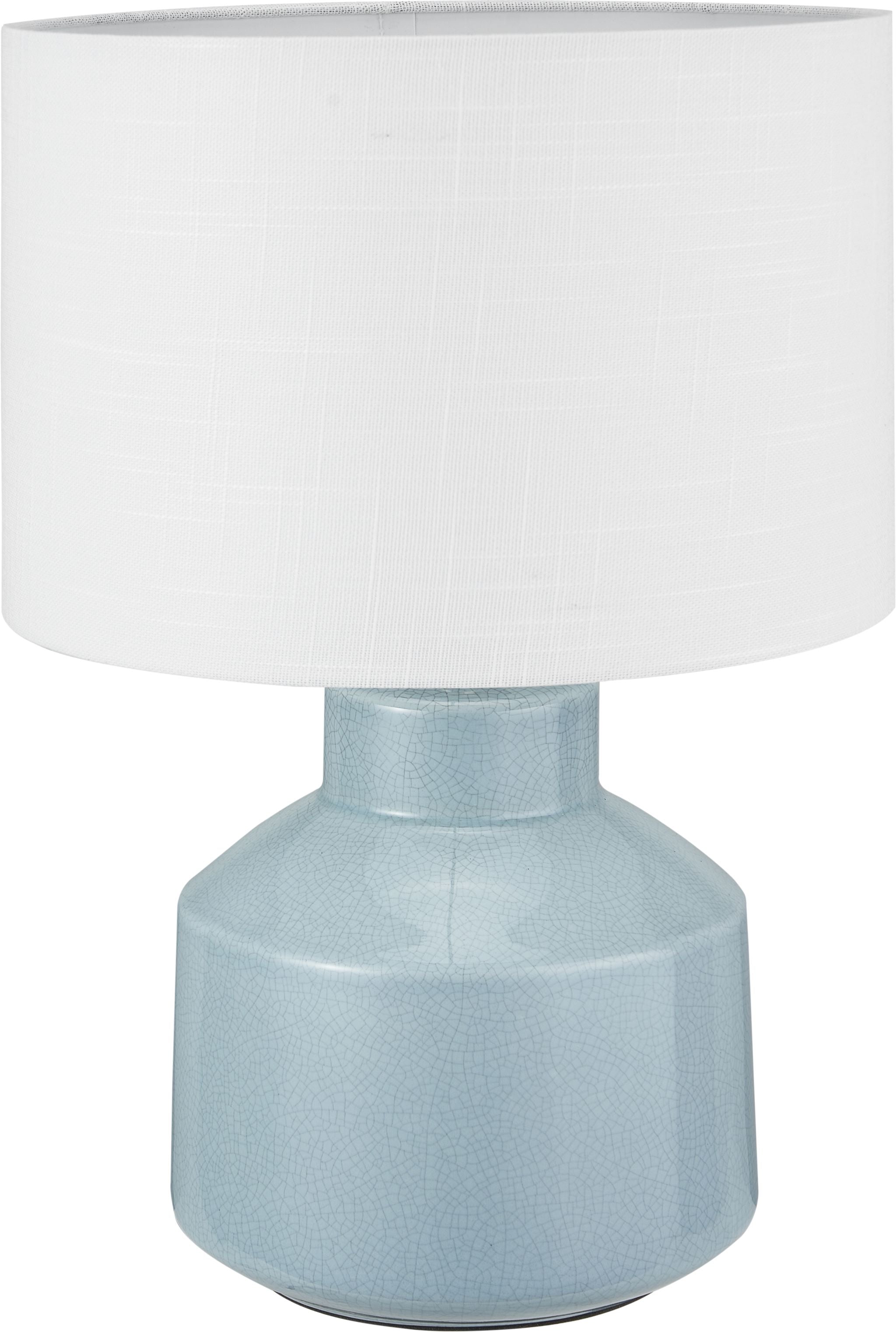 Pacific Lifestyle - Nora Duck Egg Blue Crackle Effect Table Lamp