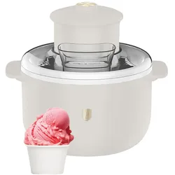 BerlingerHaus Ice Cream Maker Cream BH9954 Sahara Collection, Eisherstellung, Beige