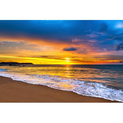 Fototapete PAPERMOON "Strand", bunt, B:2,5m L:1,86m, Vlies, Tapeten