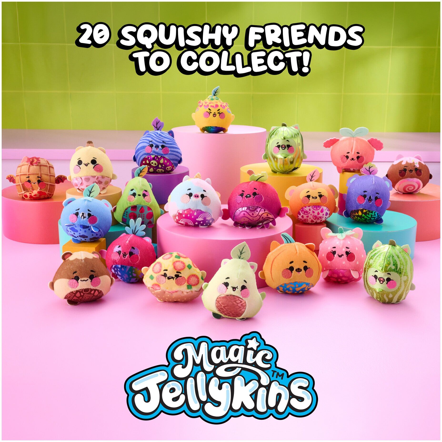 Magic Jellykins Surprise Plush Jar 2-Pack by Spin Master - 20 Adorable Styles to Discover - Surprise Plush Toys for Kids