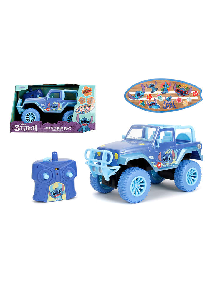 Dickie Ferngesteurtes Auto ''Stitch Jeep'' in Hellblau - ab 6 Jahren - onesize