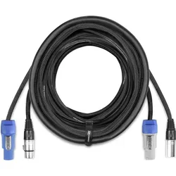 PD Connex CX11-15 Powercon XLR - Powercon XLR 15 m (15 m), Stromkabel, Schwarz