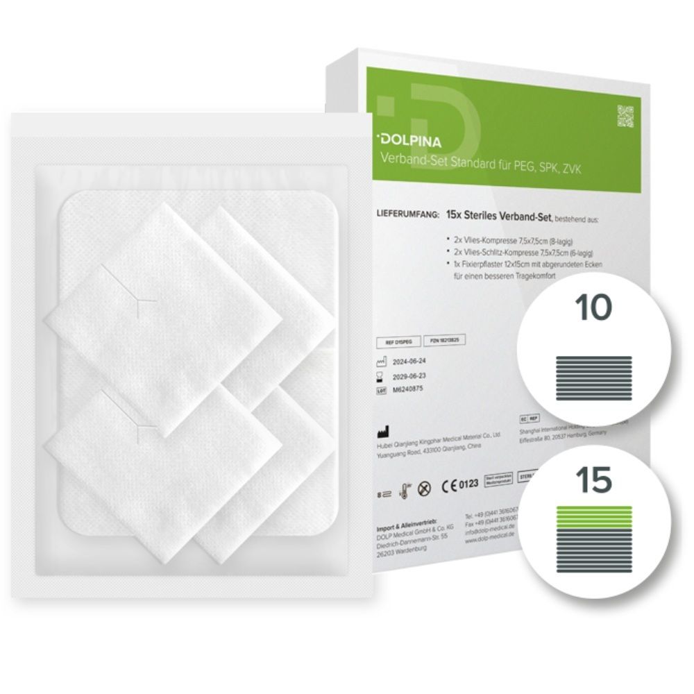 Dolpina PEG Verband-Set Standard auch f.SPK/ZVK 15 St Verband