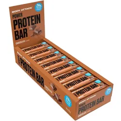 Body Attack - Power Protein Bar - 24 x 35g KartonErdbeere-Joghurt