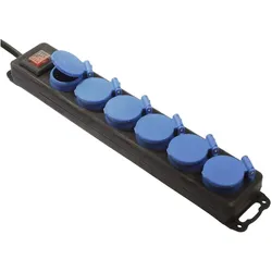 Dönges, Steckdosenleiste, Steckdosenleiste IP44, 1,5 m, 6-fach (1.50 m)