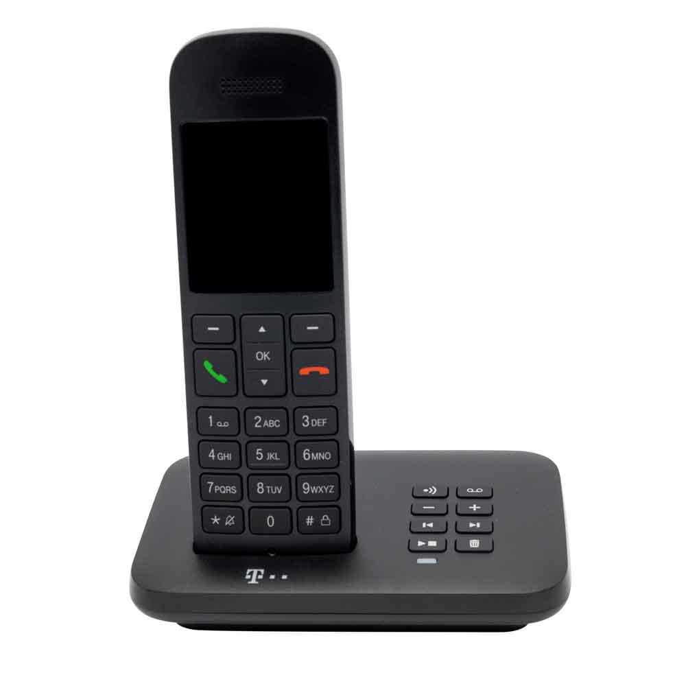 Telekom Sinus A12 schnurloses Festnetztelefon schwarz