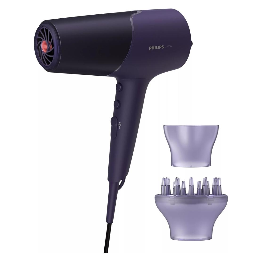 Philips Haartrockner der Serie 5000 BHD514/00 mit ThermoShield-Technologie (2300 W) (BHD514/00)