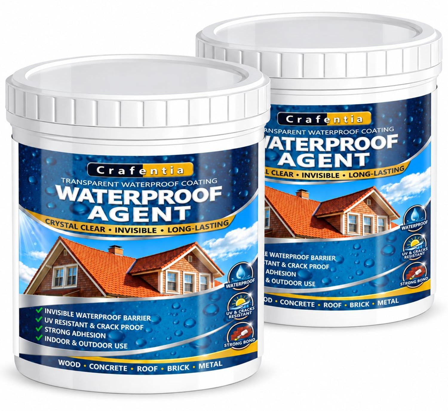 Selius Transparante Waterdichte Deklaag, 2 kg