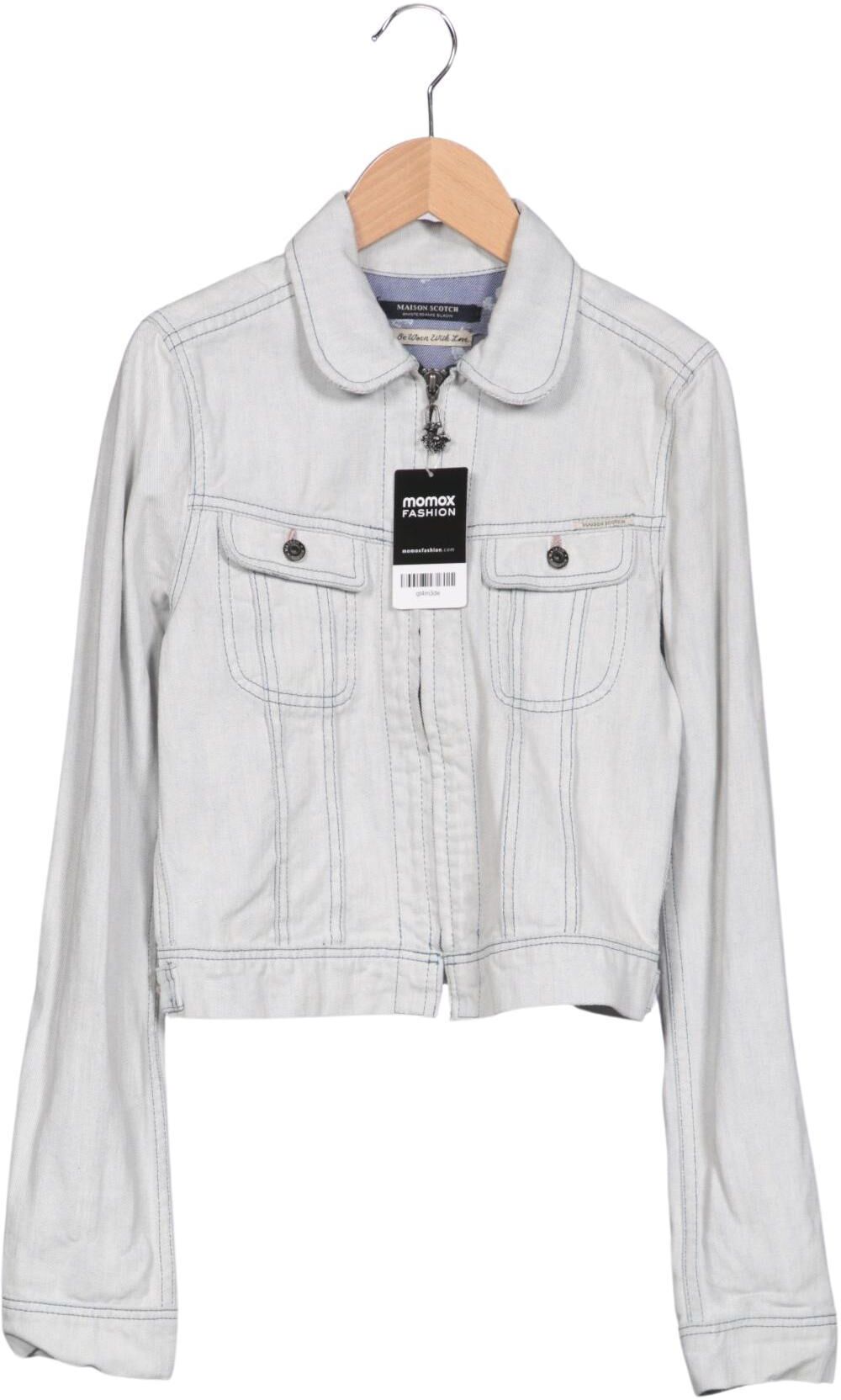 Maison Scotch Damen Jacke, Hellblau, Gr. EU 36 (Maison Scotch 1), Baumwolle - Second Hand