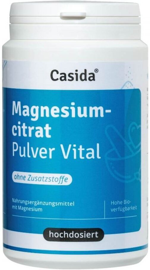 Casida Magnesiumcitrat Vitalpulver 200g