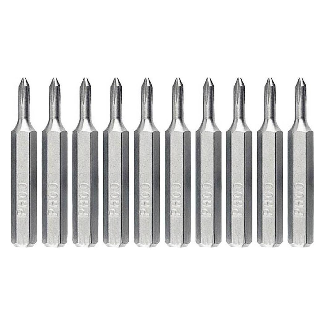 Bernstein 6-340-Y00 Bit-Set Qualitätsstahl sandgestrahlt vernickelt 10 St. (6-340-Y00)