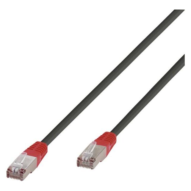 Vivanco CAT6 Netzwerkkabel, 2m schwarz (CAT6, 2 m) (VVITLAN6200R)
