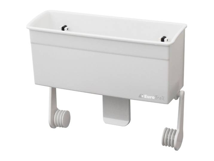Eurotrail Papierrollen-Halter Eurotrail mit Saugnäpfen Weiss - Papierrollenhalter