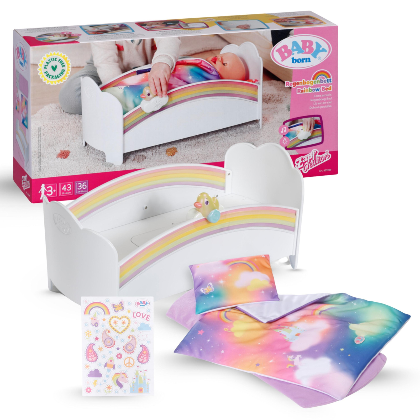 BABY born Regenboogbed