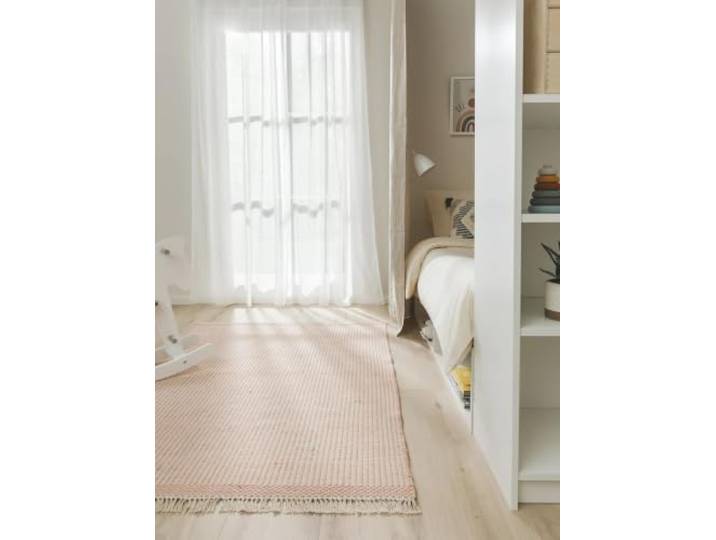 benuta Lytte Kinderteppich Bruno - Rosa 150x220 cm - Baumwolle - Rechteckig - Pflegeleicht für Kinderzimmer