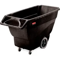 Abfallwagen Rubbermaid Tilt Truck 0,6 m3 Schwarz Müllsammler und Transport mittelschwerer Materialien