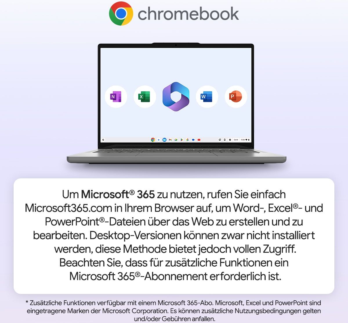 IBM Chromebook "Chrome 15M8910", grau (luna grau), 4 GB RAM, Kompanio, ChromeOS, Notebooks, Chromebook