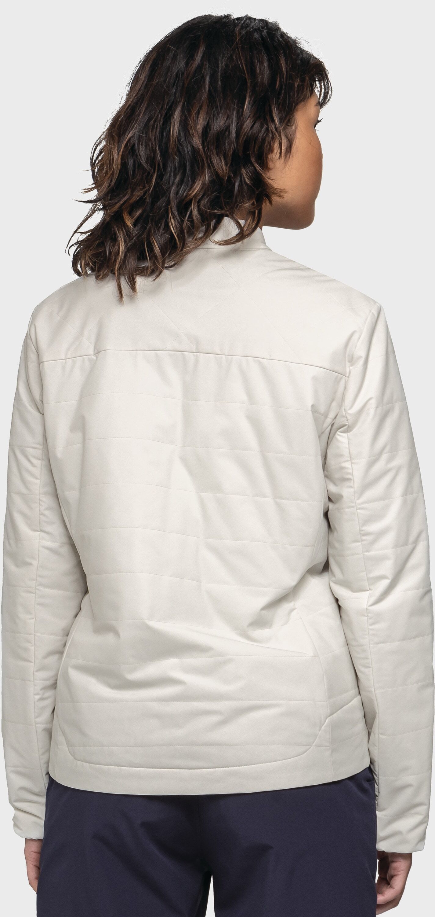 Funktionsjacke SCHÖFFEL "Insulation Jacket Bozen L", Damen, Gr. 38, beige (9040, natur), Oberstoff: 90% Polyester 10% Elasthan Futter: 90% Polyester 10% Elasthan Wattierung: 100% Polyester, regular fit, hoch geschlossener Ausschnitt, Jacken Funktionsjacke