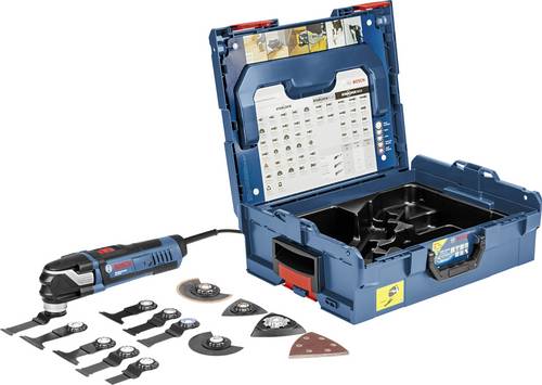 Bosch Professional GOP 40-30 0601231001 Multifunktionswerkzeug mit Zubehör, inkl. Koffer 17teilig 400W