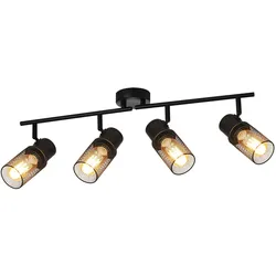 DECKENLEUCHTE Käfig 4-flammig 62/16/21 cm Deckenlampe