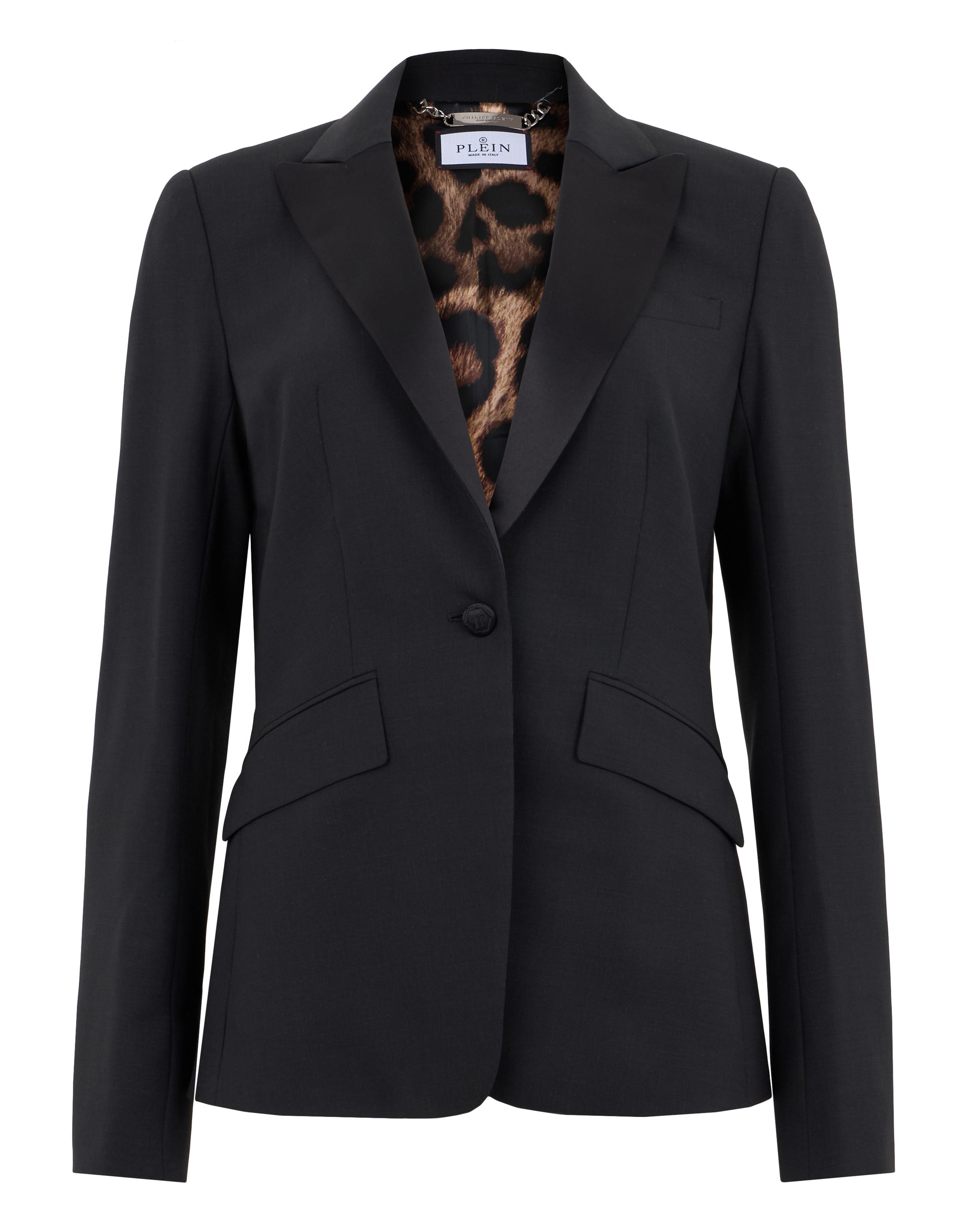 Single Breasted Fit Blazer Skull