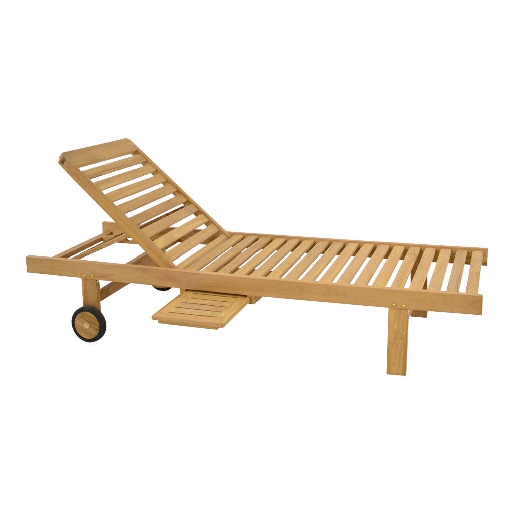 Lesli ligbed van teak
