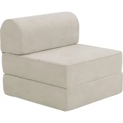 FALTSESSEL Katusha Flachgewebe beige