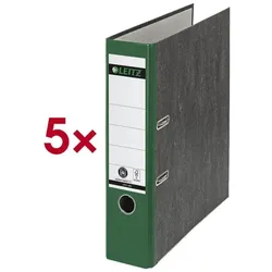 Leitz 5x Ordner »1080« grün, 8x31.8x28.5 cm