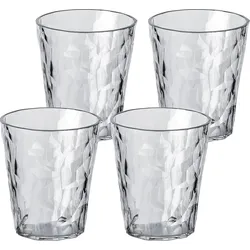 Club No. 1 Tritan Kunststoffgläser 250 ml, hellgrau, 4 St.