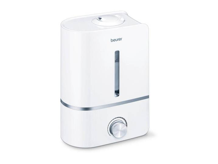 Beurer Luftbefeuchter, Weiss, 25.6x35x19 cm, Europäischer Sicherheitsstandard, Filter auswechselbar, Wassertank entnehmbar, Elektrogeräte, Kühlgeräte, Luftreiniger & Luftbefeuchter
