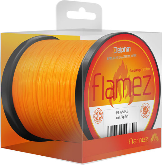 Delphin FLAMEZ 0,28mm 5,9kg 600m Orange, Gray, Beige, Brown 0,28mm 5,9kg 600m