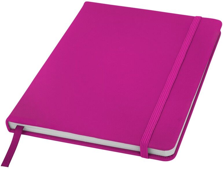 Carnet de notes A5 publicitaire à couverture rigide Spectrum magenta