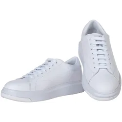 A|X ARMANI EXCHANGE Herren Sneaker - Schnür-Schuh, Turnschuh Low, Logo, Leder Weiß / EU 45