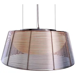 Deko-Light Pendelleuchte Filo Sat E27 390mm silberfarben 342031