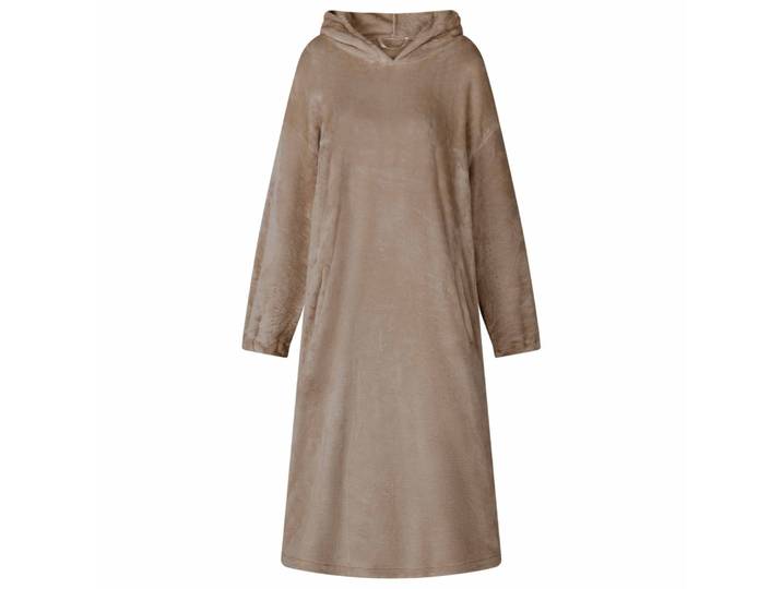 vidaXL Decken-Hoodie Kamel S Flanell