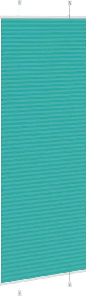 vidaXL Store plissé vert pétrole 70x200 cm largeur du tissu 69,4 cm