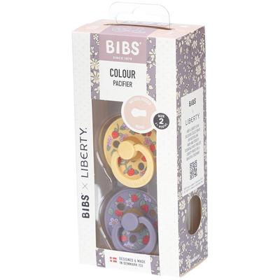 Bibs 2 Liberty Garden Strawberry Pale St Schnuller