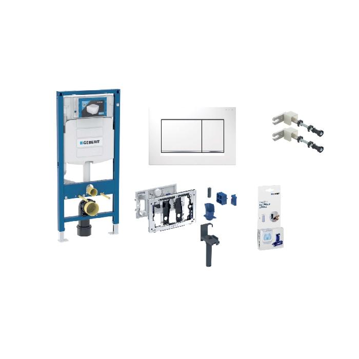 Geberit Duofix Renovierungs-Set Duofresh mit WC-Vorwandelement, Sigma Spülkasten, Sigma 30 Betätigungsplatte