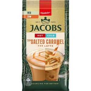 Jacobs Kaffee Typ Salted Caramel Latte Hot & Cold, löslicher Kaffee, 340 g