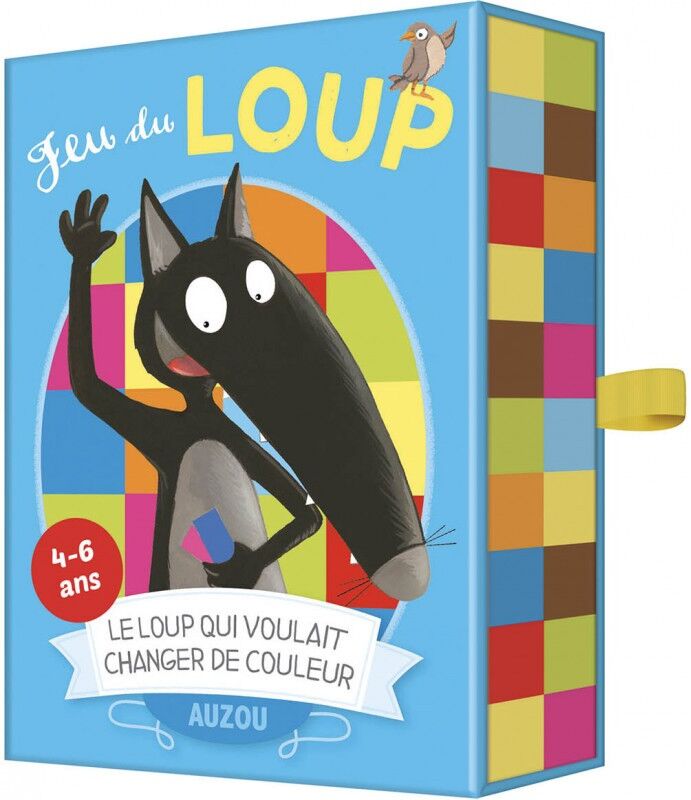 Le loup - Le jeu de cartes du loup qui voulait changer de couleur - Auzou